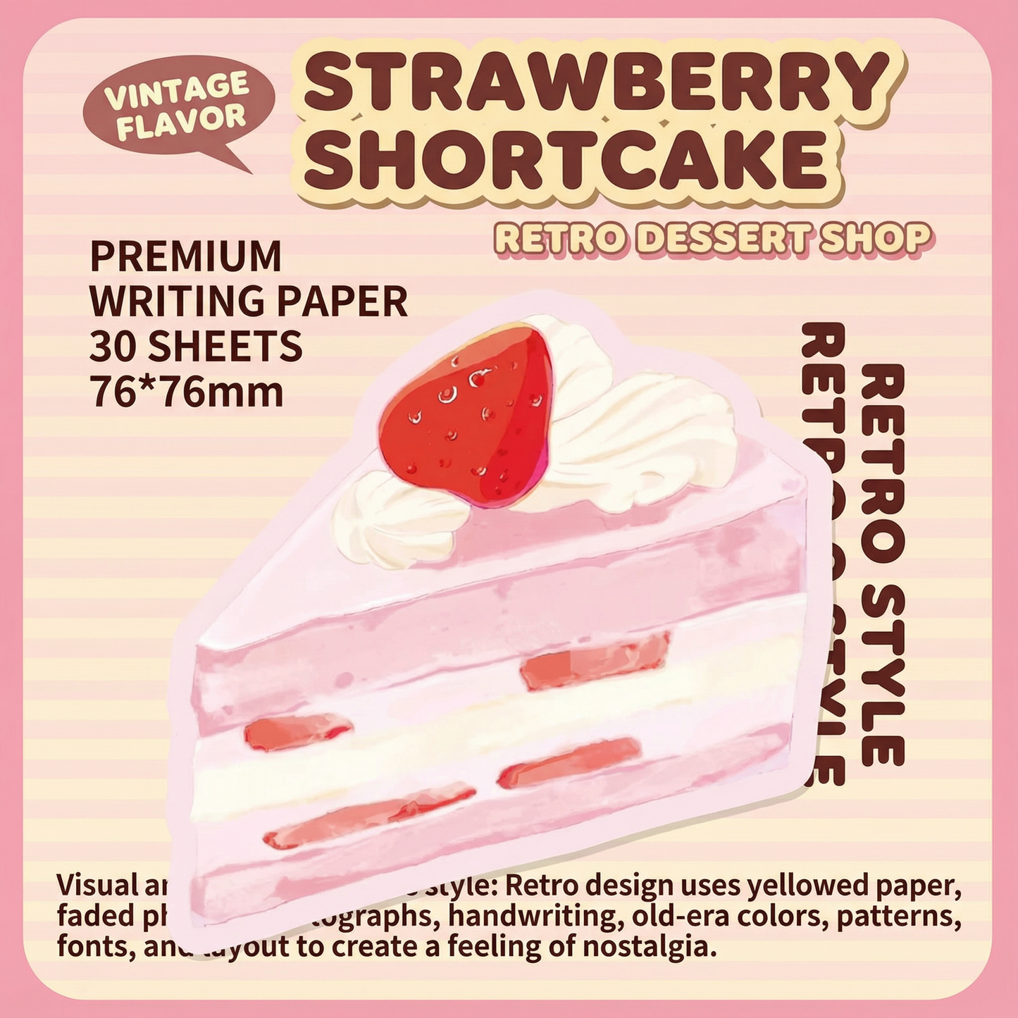 🍓Strawberry cake sticky note