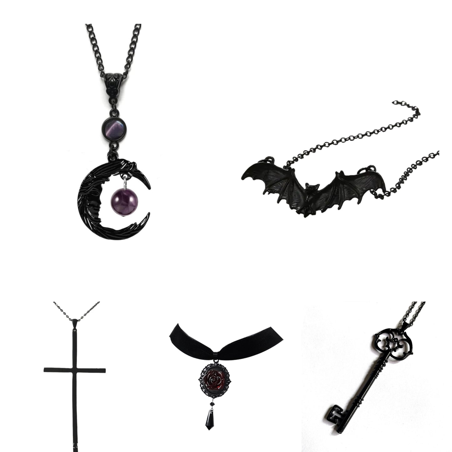 🎃Halloween Gothic Necklace Combination Set🦇
