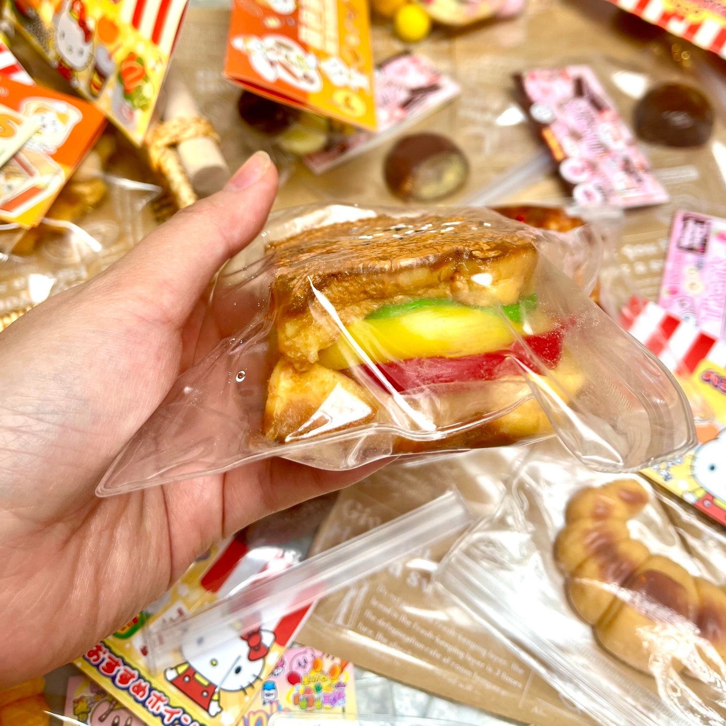 Five-Layer Jumbo Toast Stress Relief Squeeze Slow-Rising Squishy Toy