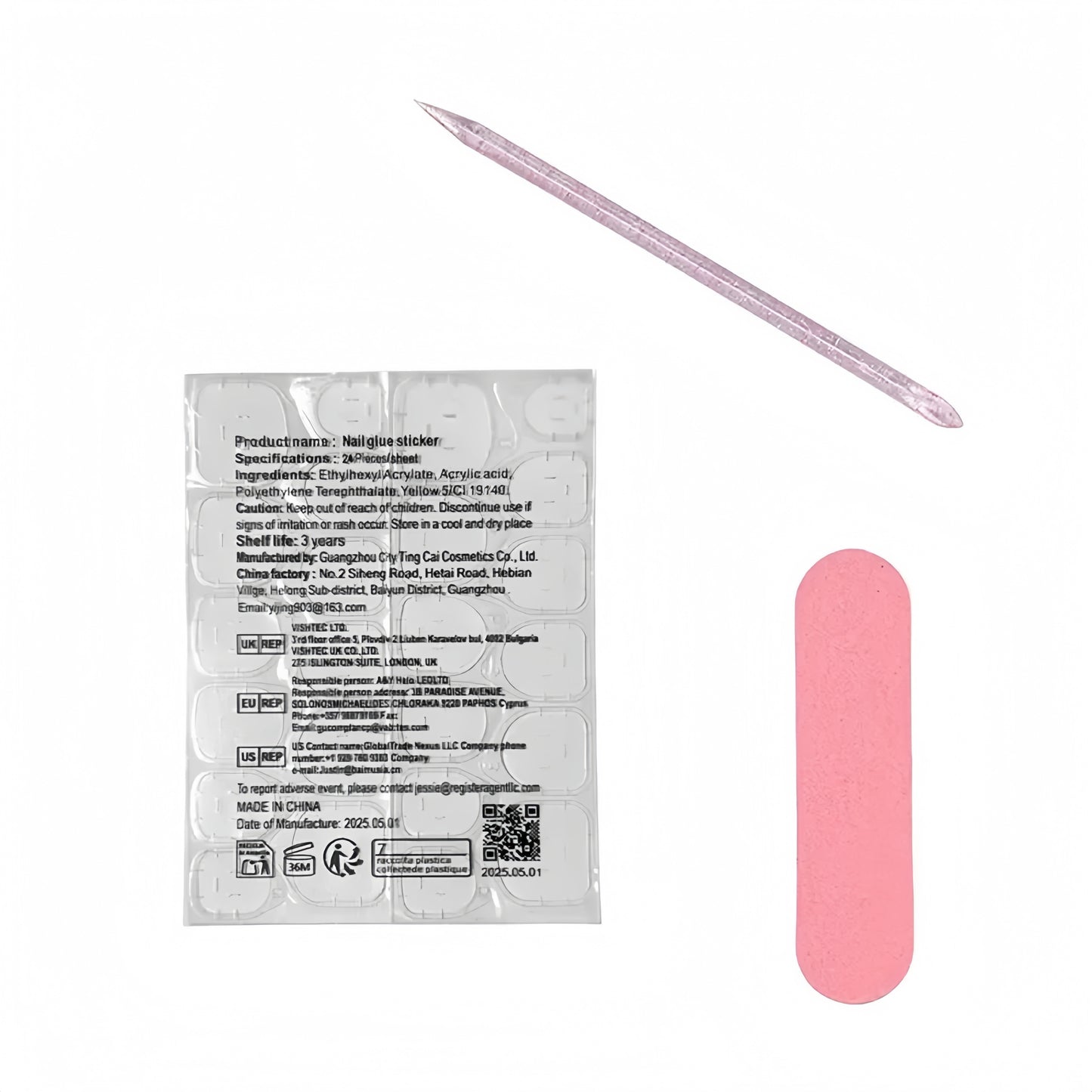 Medium Duck Plastic Candy Handmade Press On Nail Set
