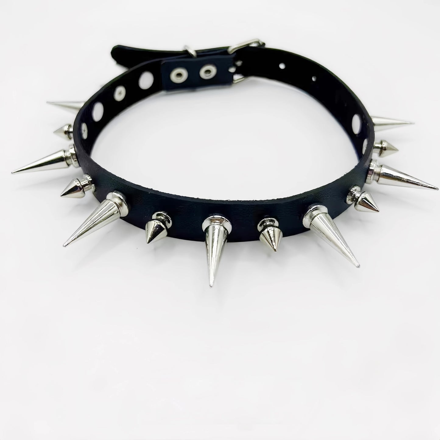 Rock Rivet Punk Leather Collar