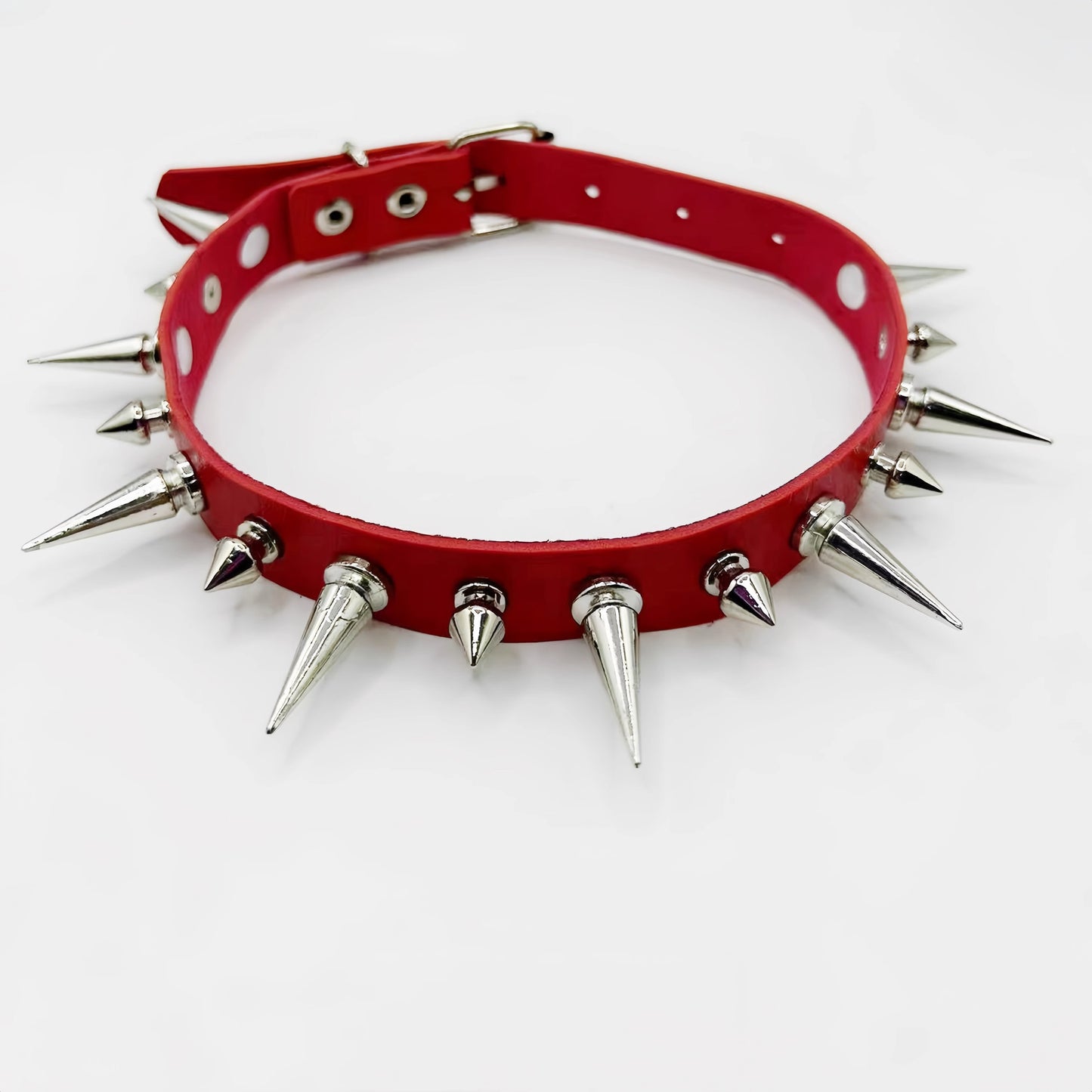 Rock Rivet Punk Leather Collar