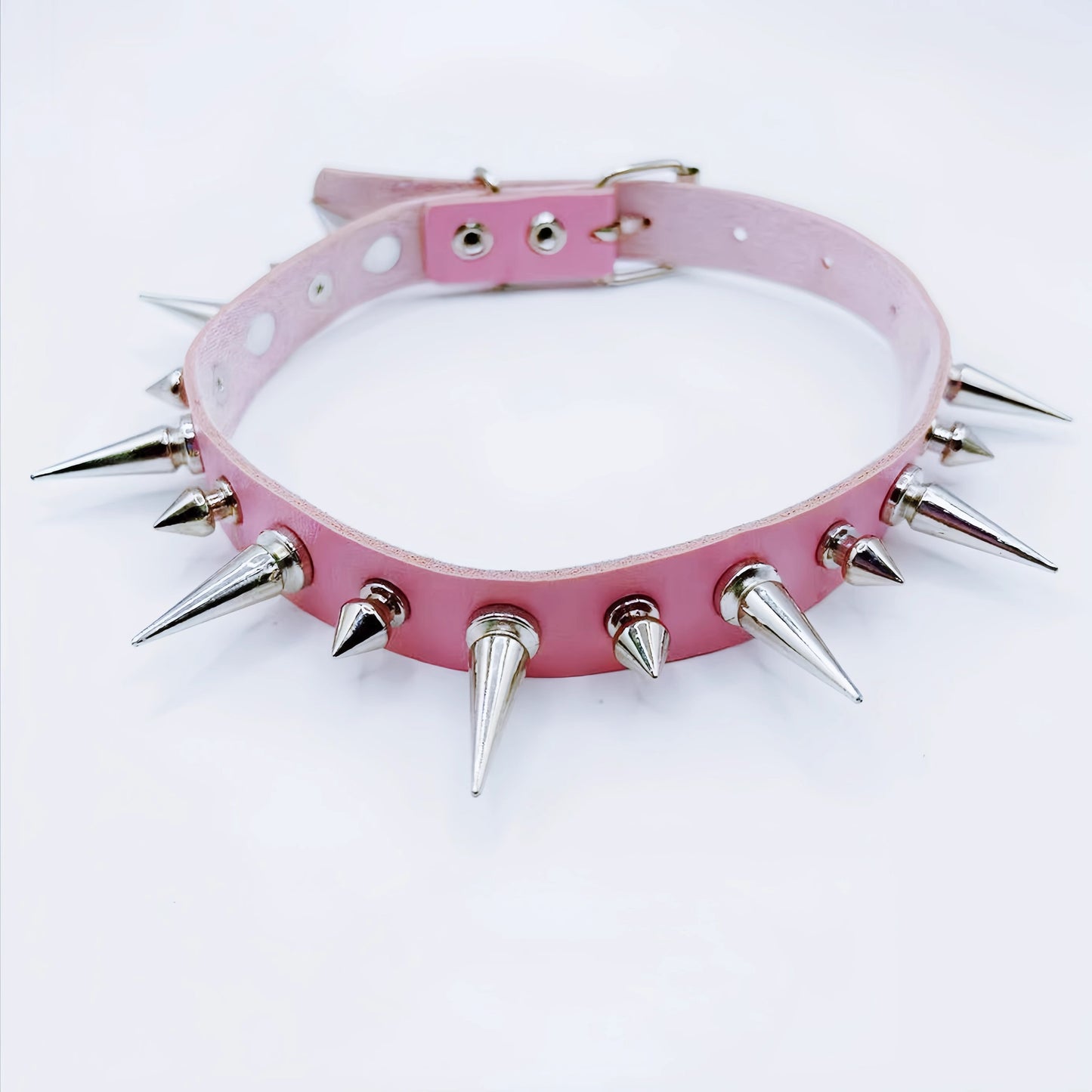 Rock Rivet Punk Leather Collar