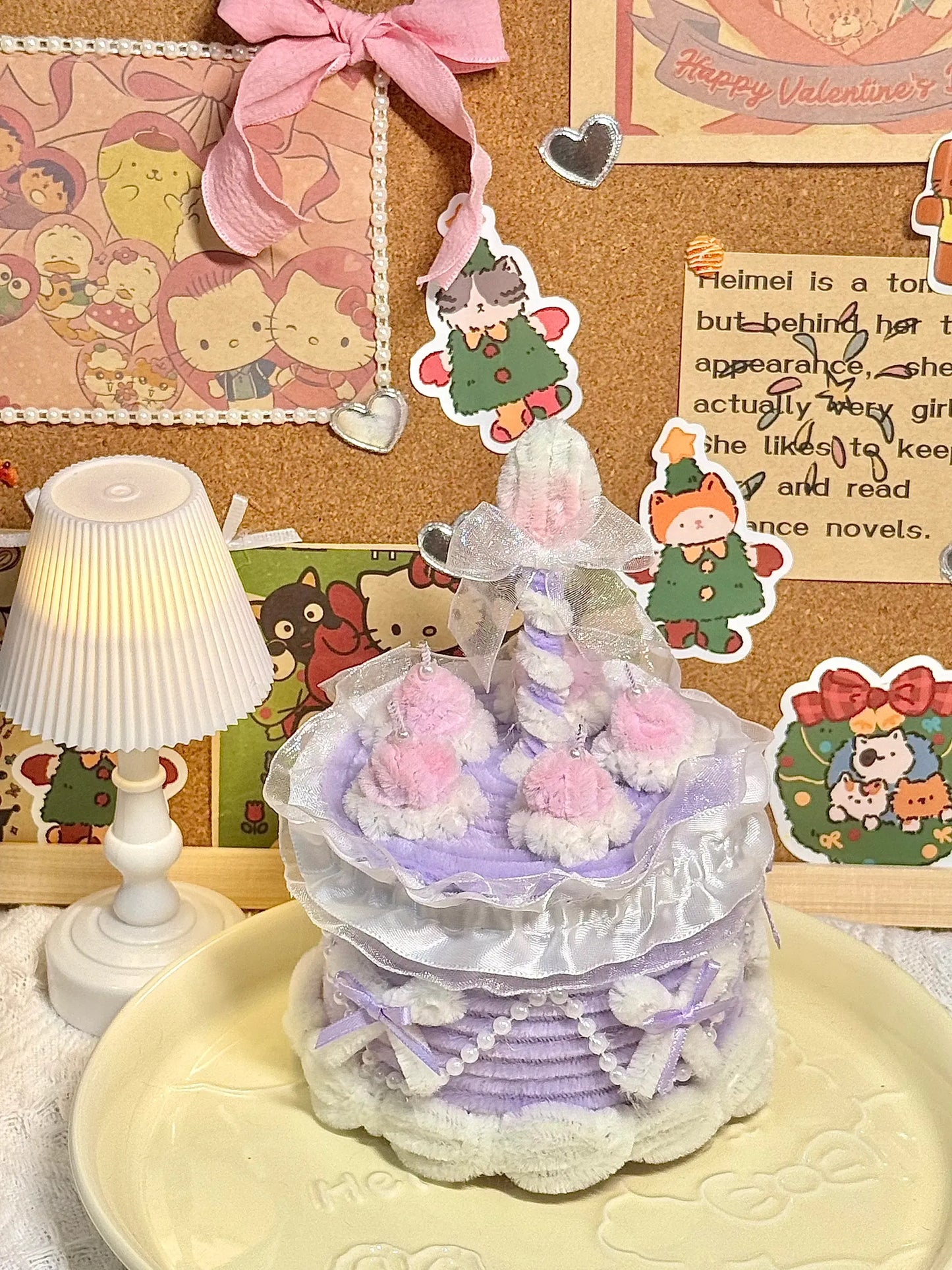 Pipe Cleaner Cake Box Ornament (DIY Kits)