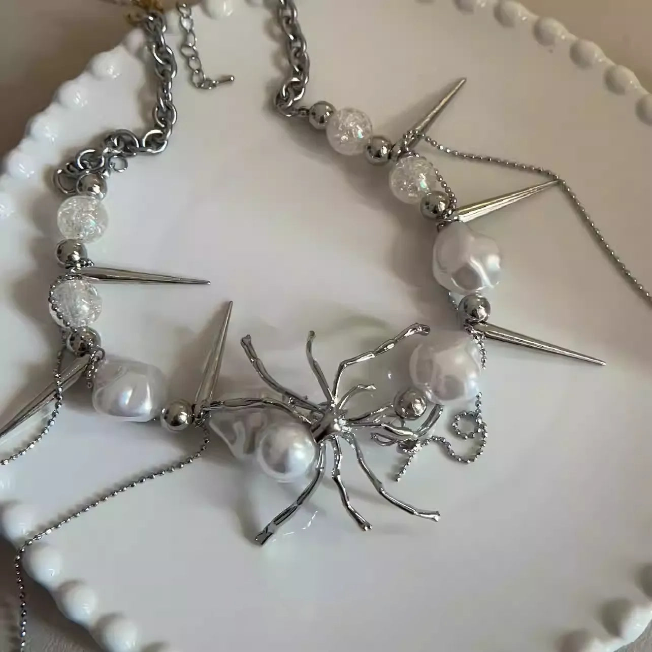 Alien Spider Collar + Necklace (2-Piece Set)