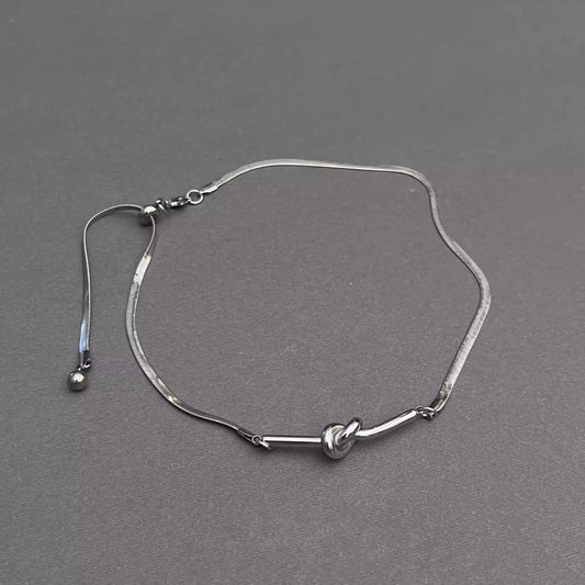 Twisted Snake Bone Chain Necklace