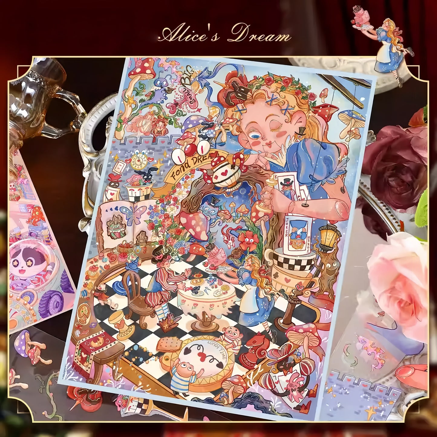 Alice's Dream 🔮 Magical Fantasy 3D Sticker