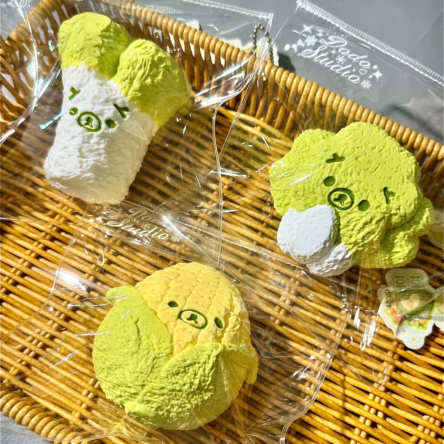 Bear Veggie Bites Stress Relief Squeeze Slow-Rising Squishy Toy