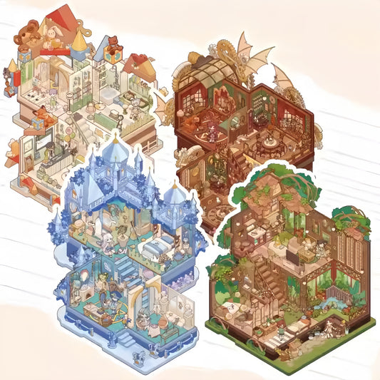 My leisure time 🏡Dwelling 3D Sticker