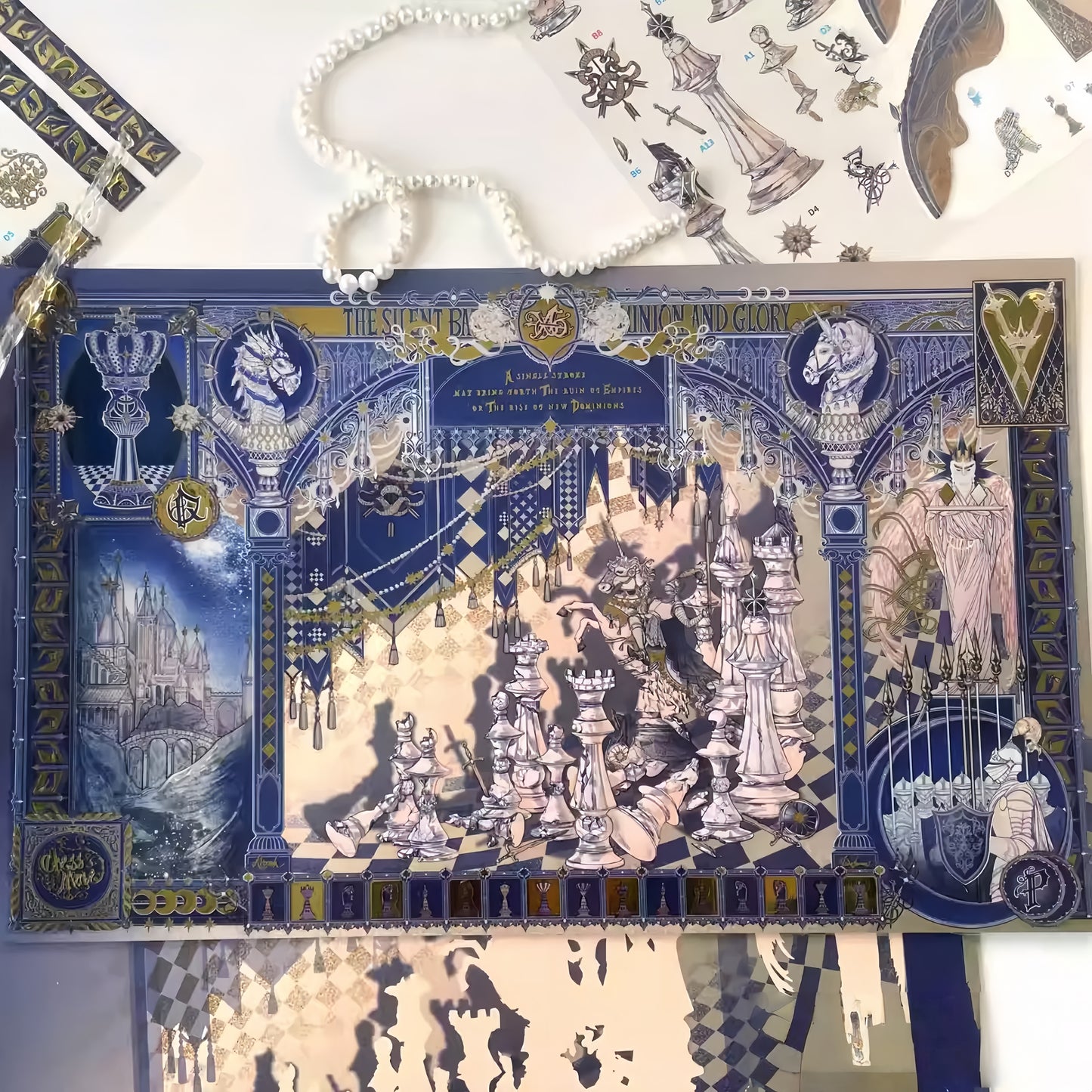 Silent Game - Chess 🔮 Magical Fantasy 3D Sticker
