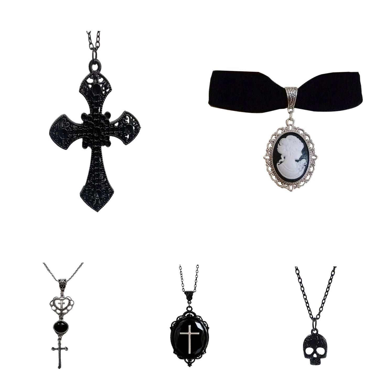 🎃Halloween Gothic Necklace Combination Set🦇