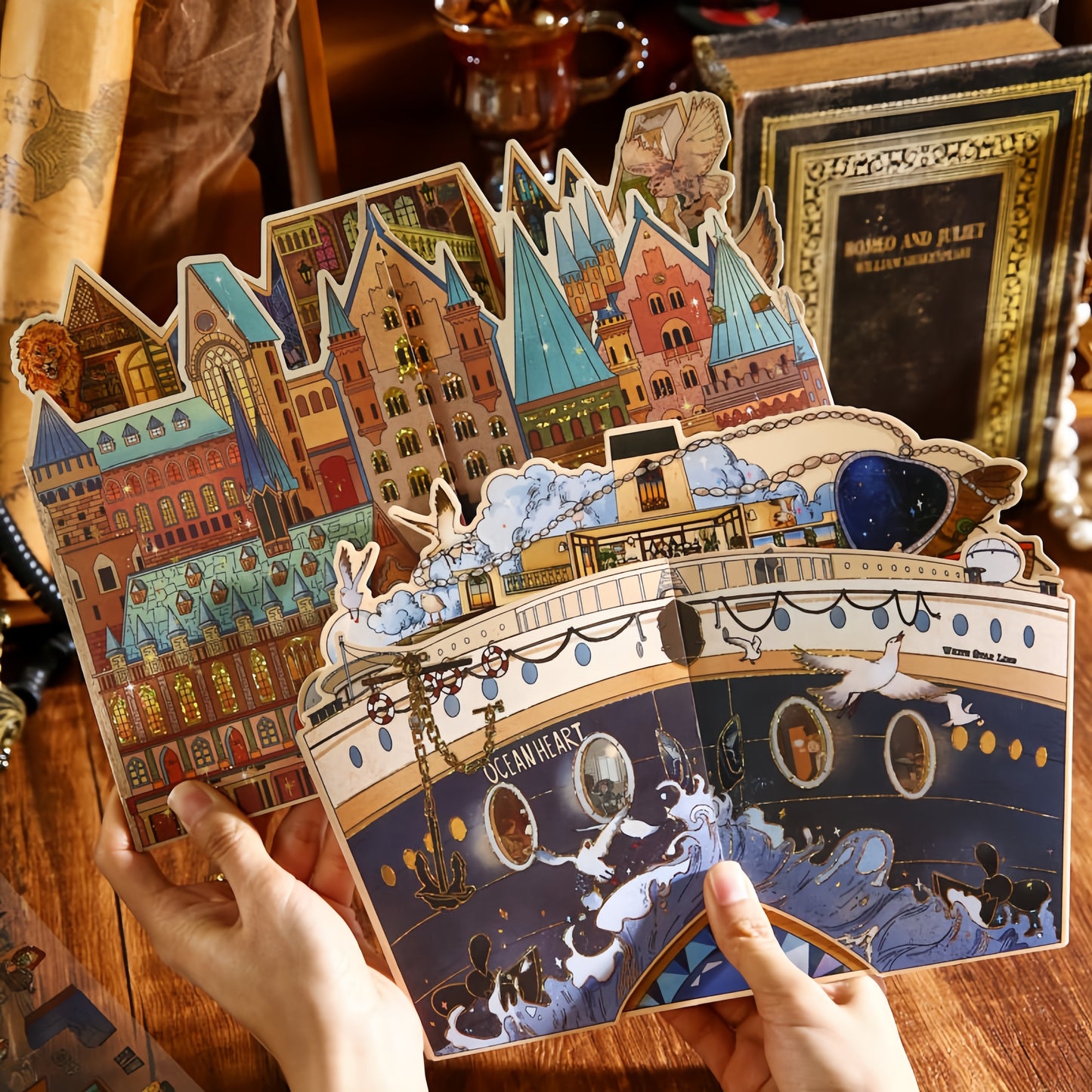 Admission Notice & Cruise ship 🔮 Magical Fantasy 3D Sticker