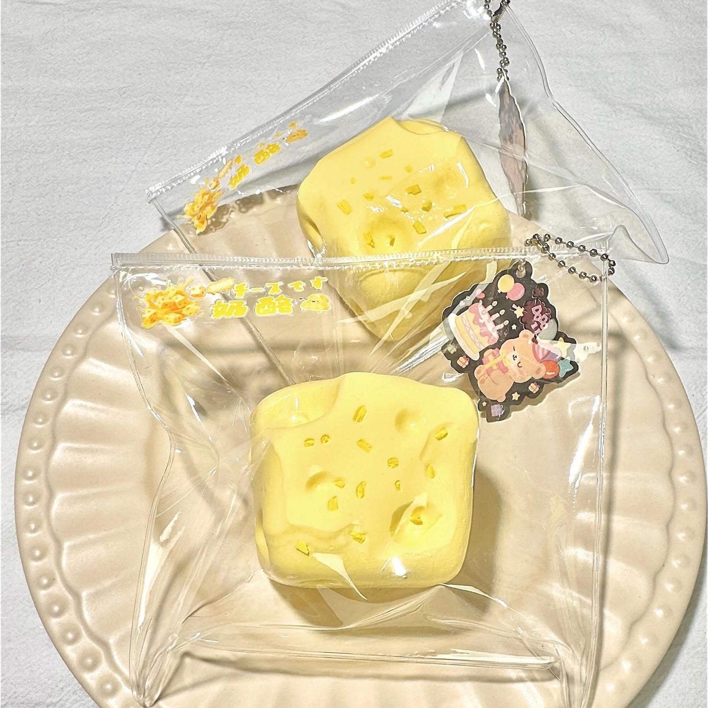 Cheese Stress Relief Squeeze Slow-Rising Squishy Toy