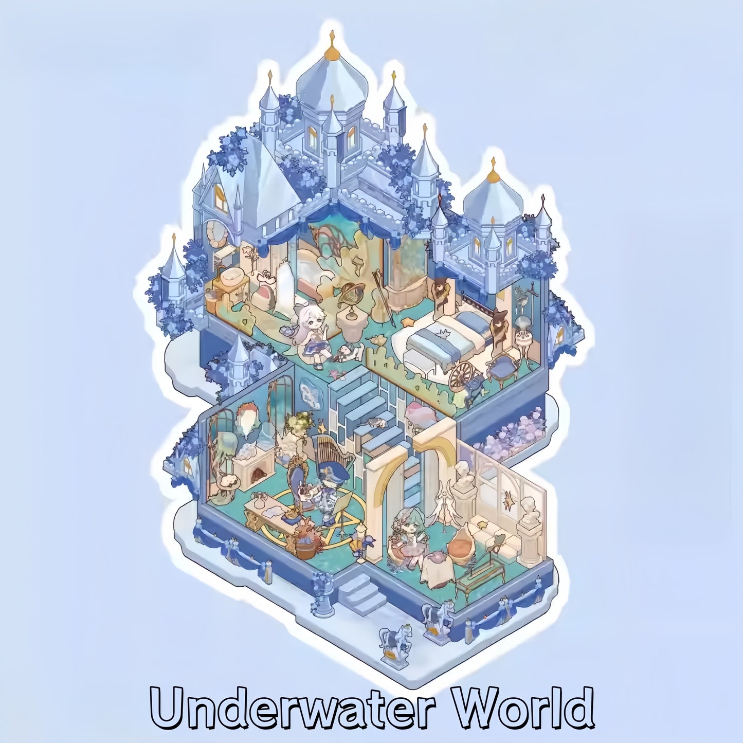 My leisure time 🏡Dwelling 3D Sticker