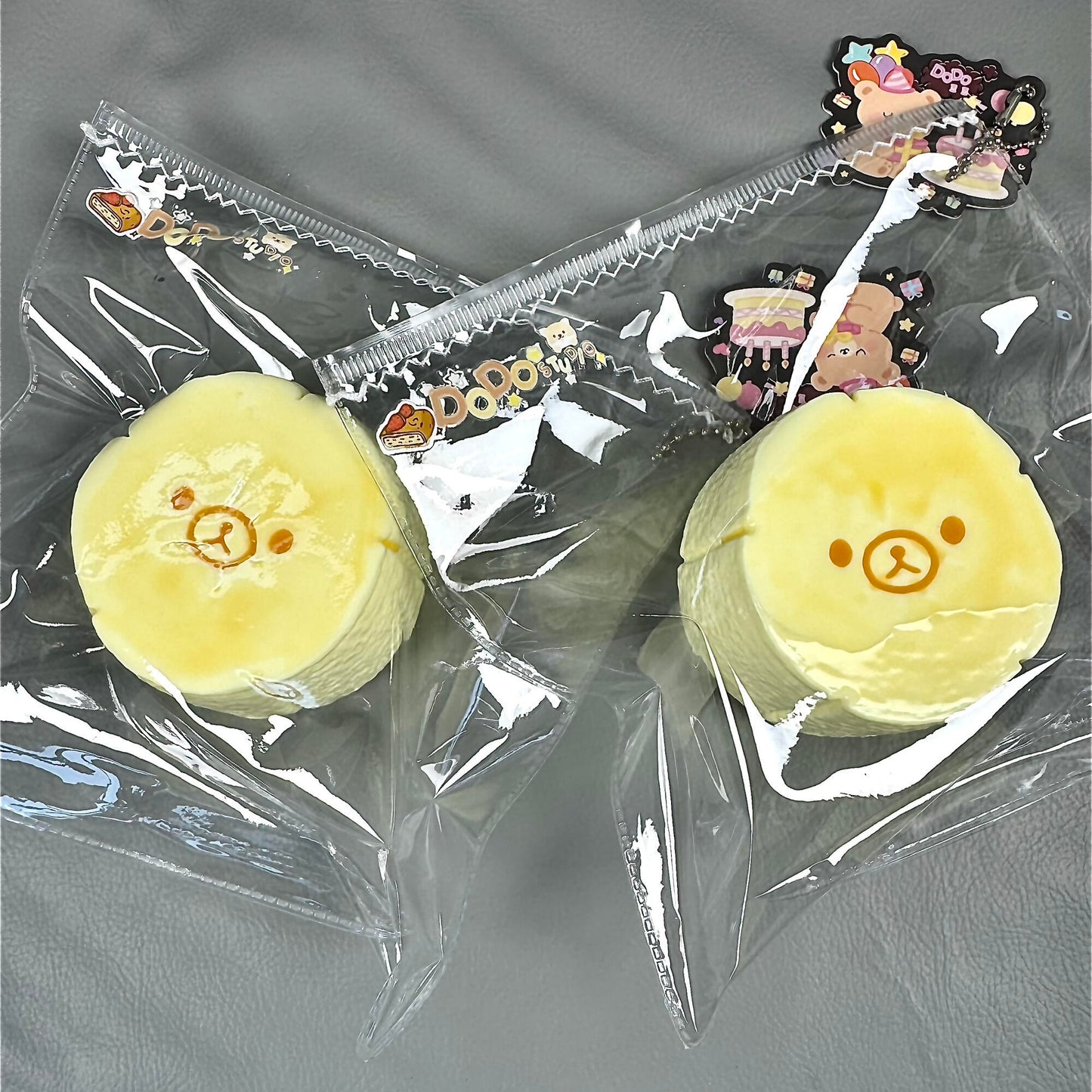 Bear Banana Chips Stress Relief Squeeze Slow-Rising Squishy Toy