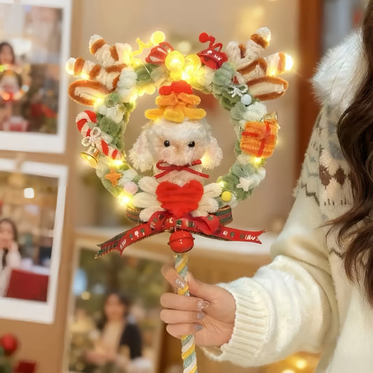 Pipe Cleaner Christmas Bunny Magic Wand (DIY Kits)