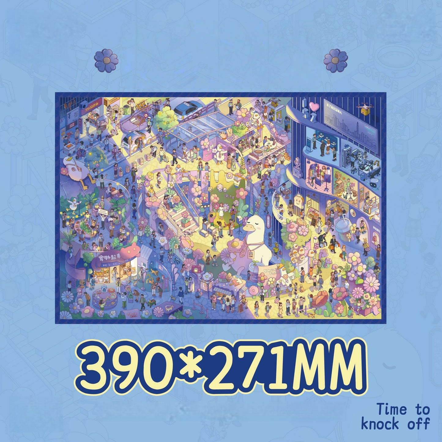Time to Knock Off 🏙️ Streetscape 3D Sticker