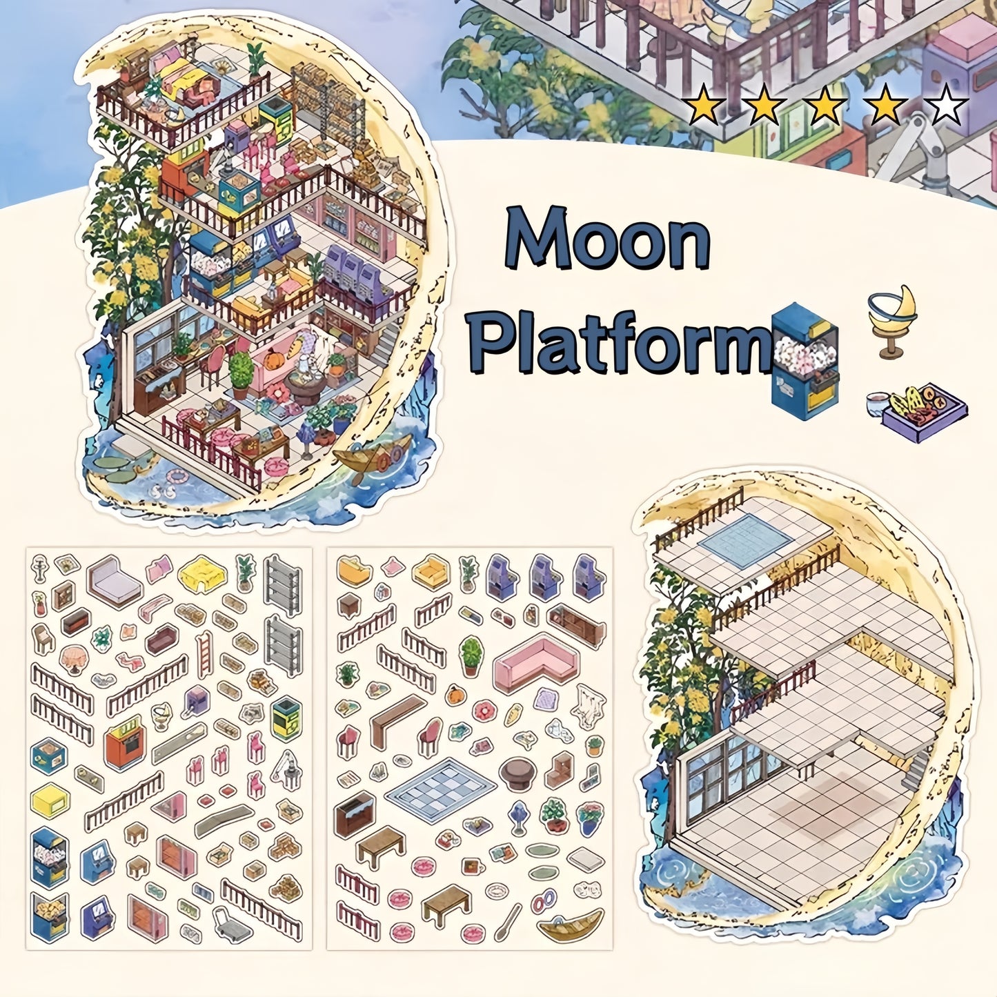 My Cabin Series #8 🏡Dwelling 3D Sticker