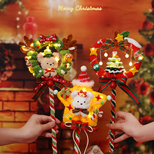 Pipe Cleaner Christmas Magic Wand (DIY Kits) | 3 Cute Themes
