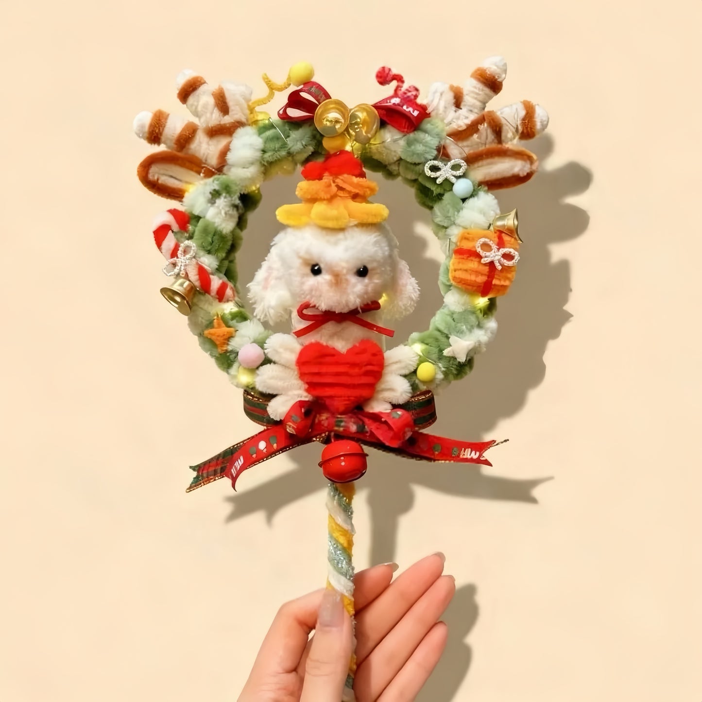 Pipe Cleaner Christmas Bunny Magic Wand (DIY Kits)