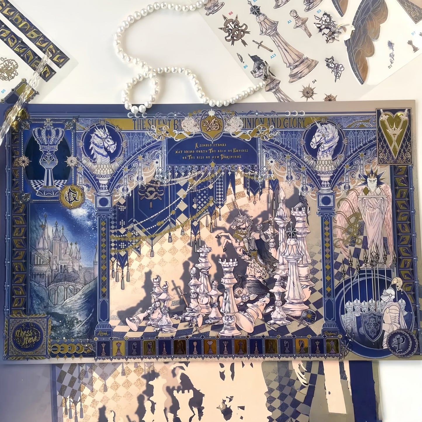 Silent Game - Chess 🔮 Magical Fantasy 3D Sticker