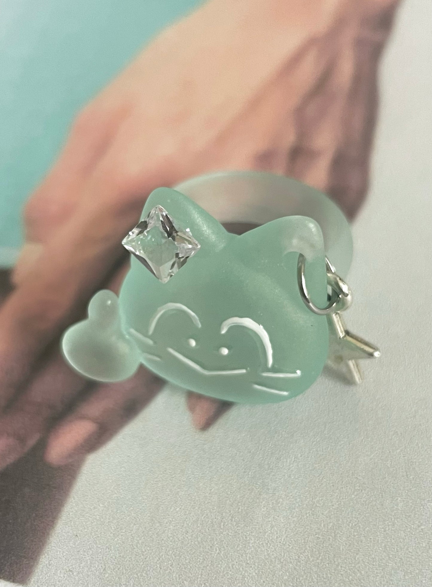 A dirty monkey Secret Agent Punk Pentagon Star Ring Unique Design