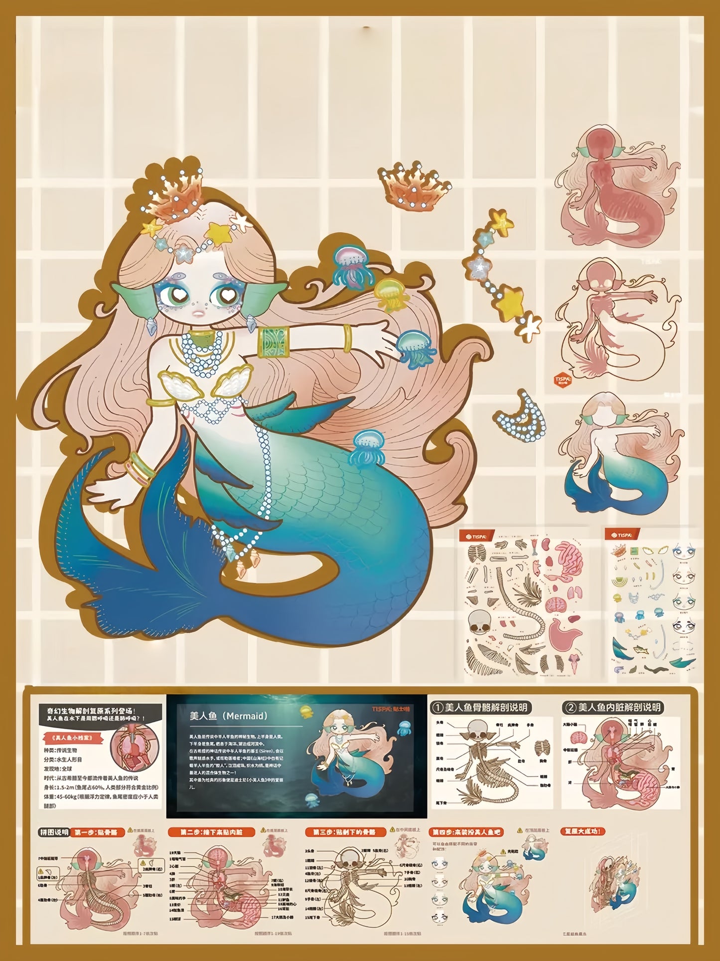 Mermaid 🔮 Magical Fantasy 3D Sticker