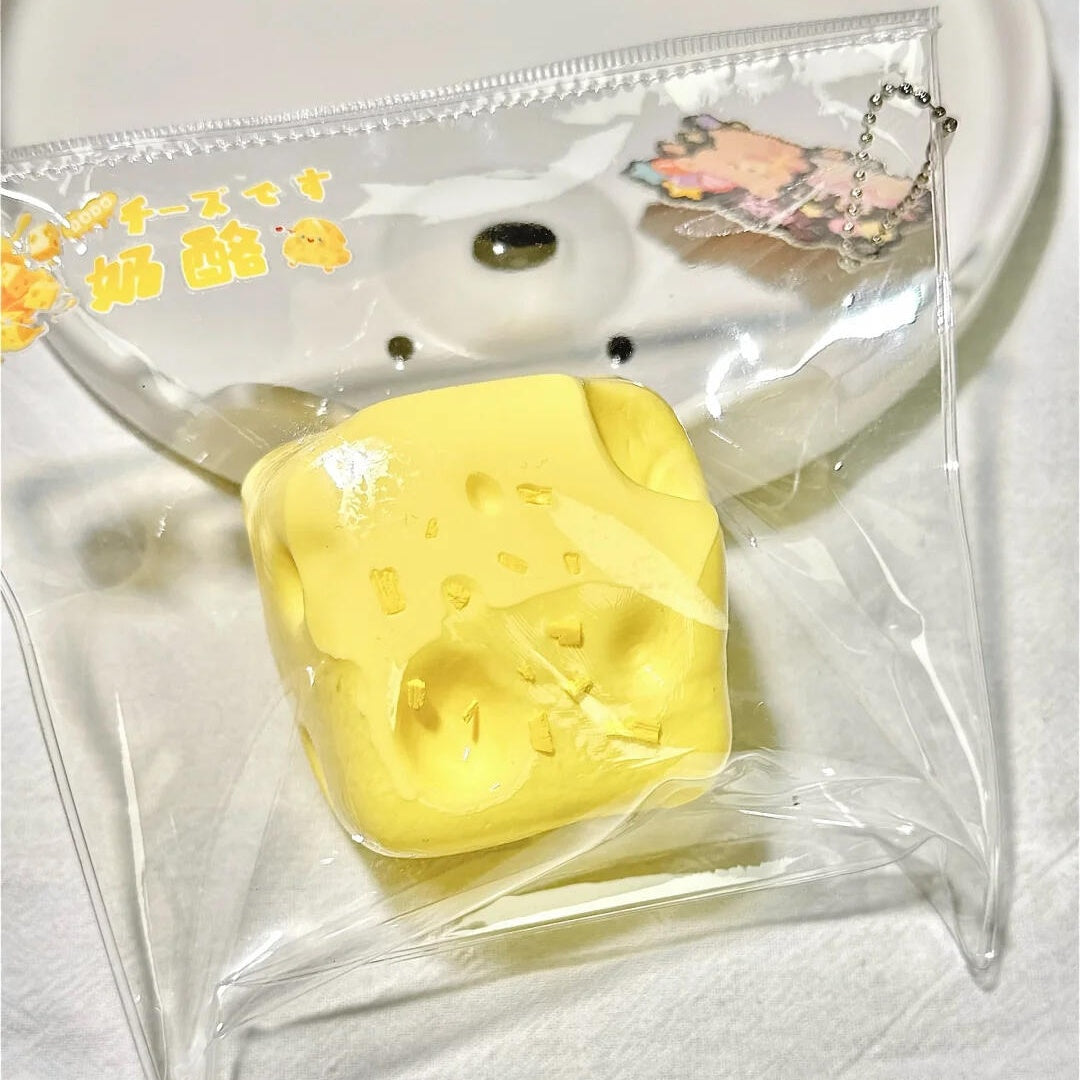 Cheese Stress Relief Squeeze Slow-Rising Squishy Toy