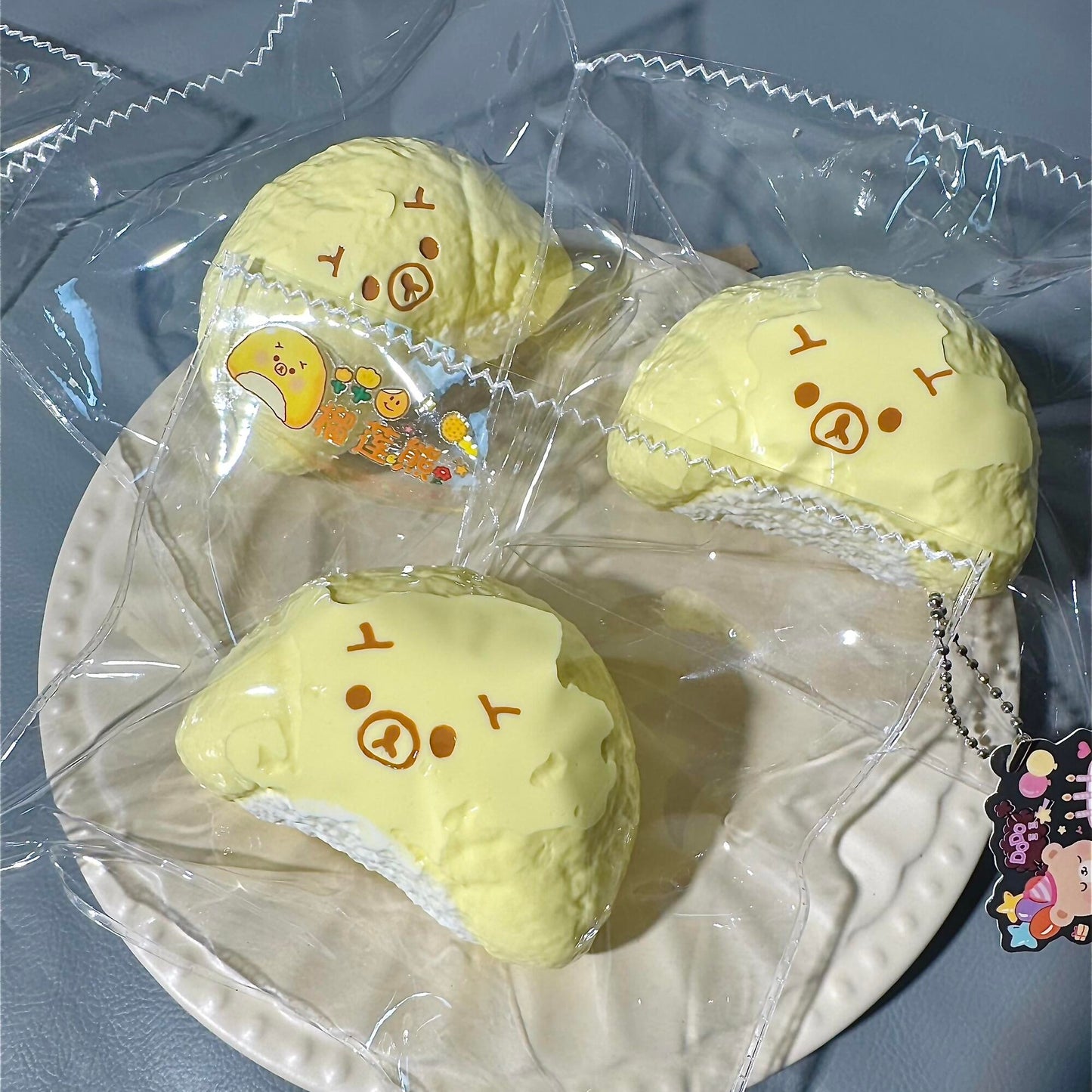 Durian Bear Stress Relief Squeeze Slow-Rising Squishy Toy