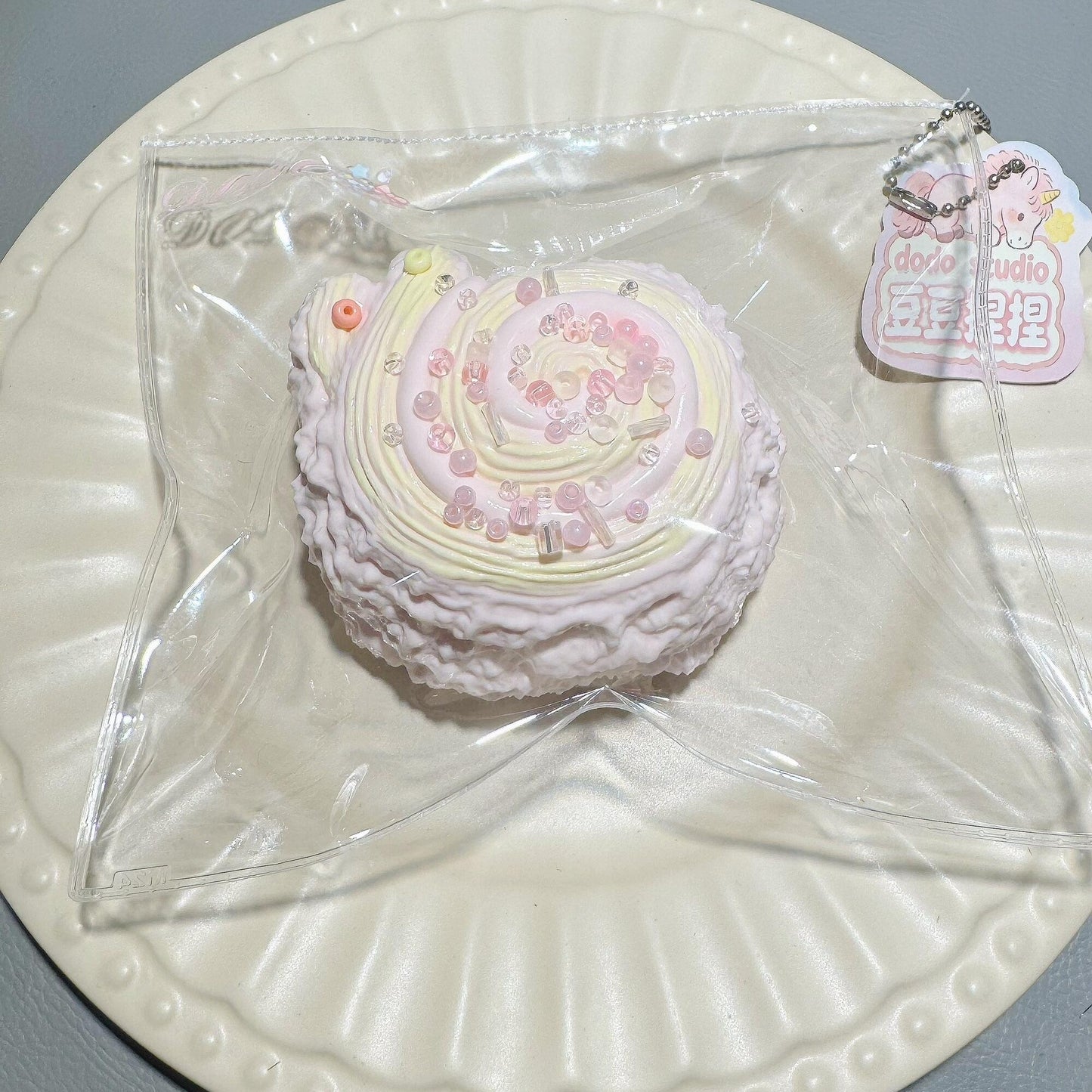 Snail Pastry Bread Stress Relief Squeeze Slow-Rising Squishy Toy