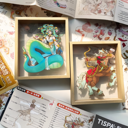 Fantastic creatures Medusa & Centaur 🔮 Magical Fantasy 3D Sticker