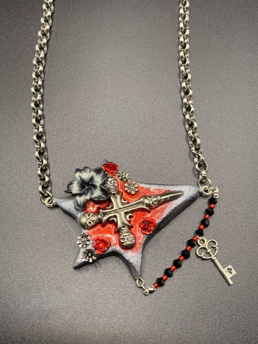 【Stranger Things】A Handmade Polymer Clay Necklace