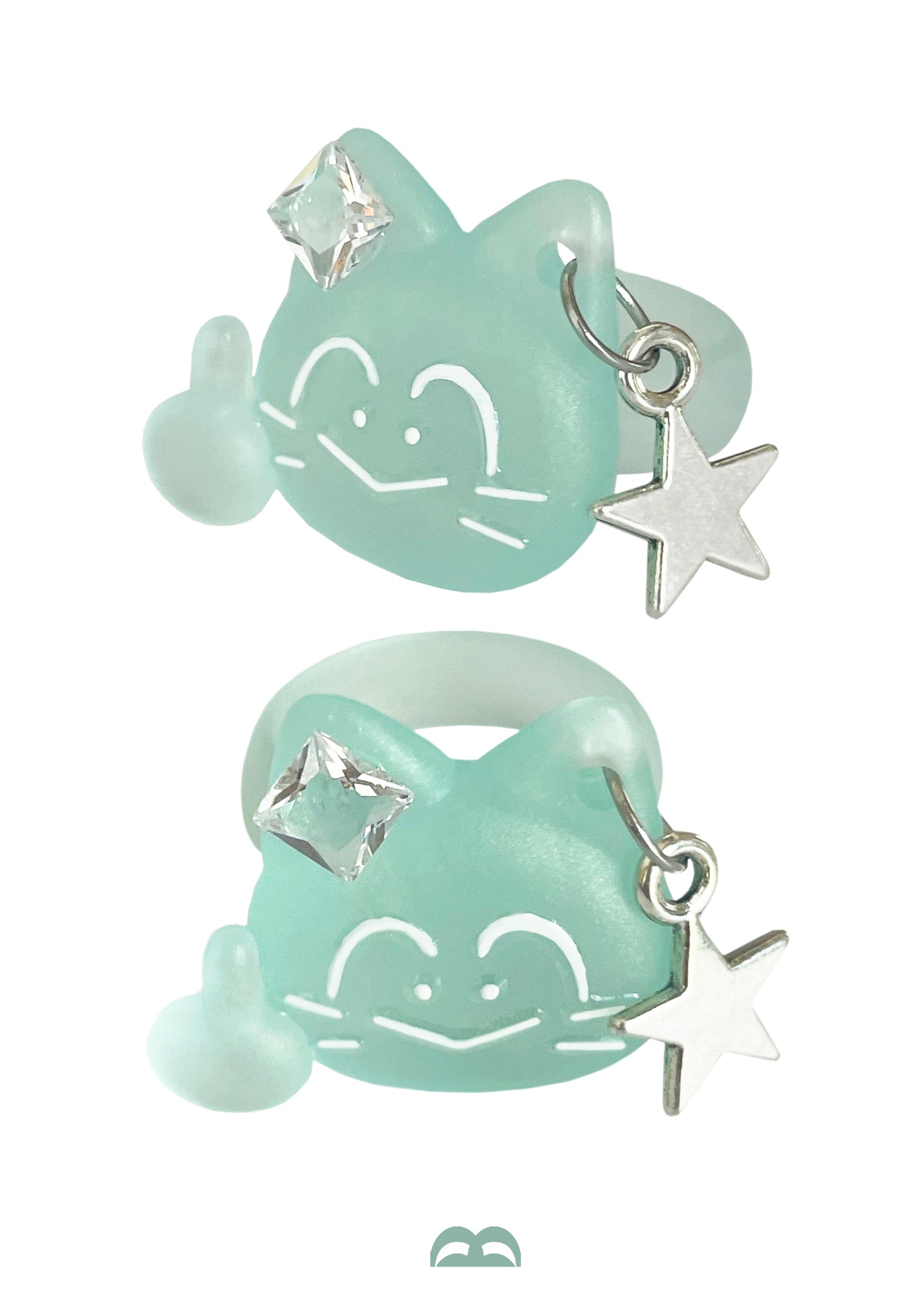 A dirty monkey Secret Agent Punk Pentagon Star Ring Unique Design