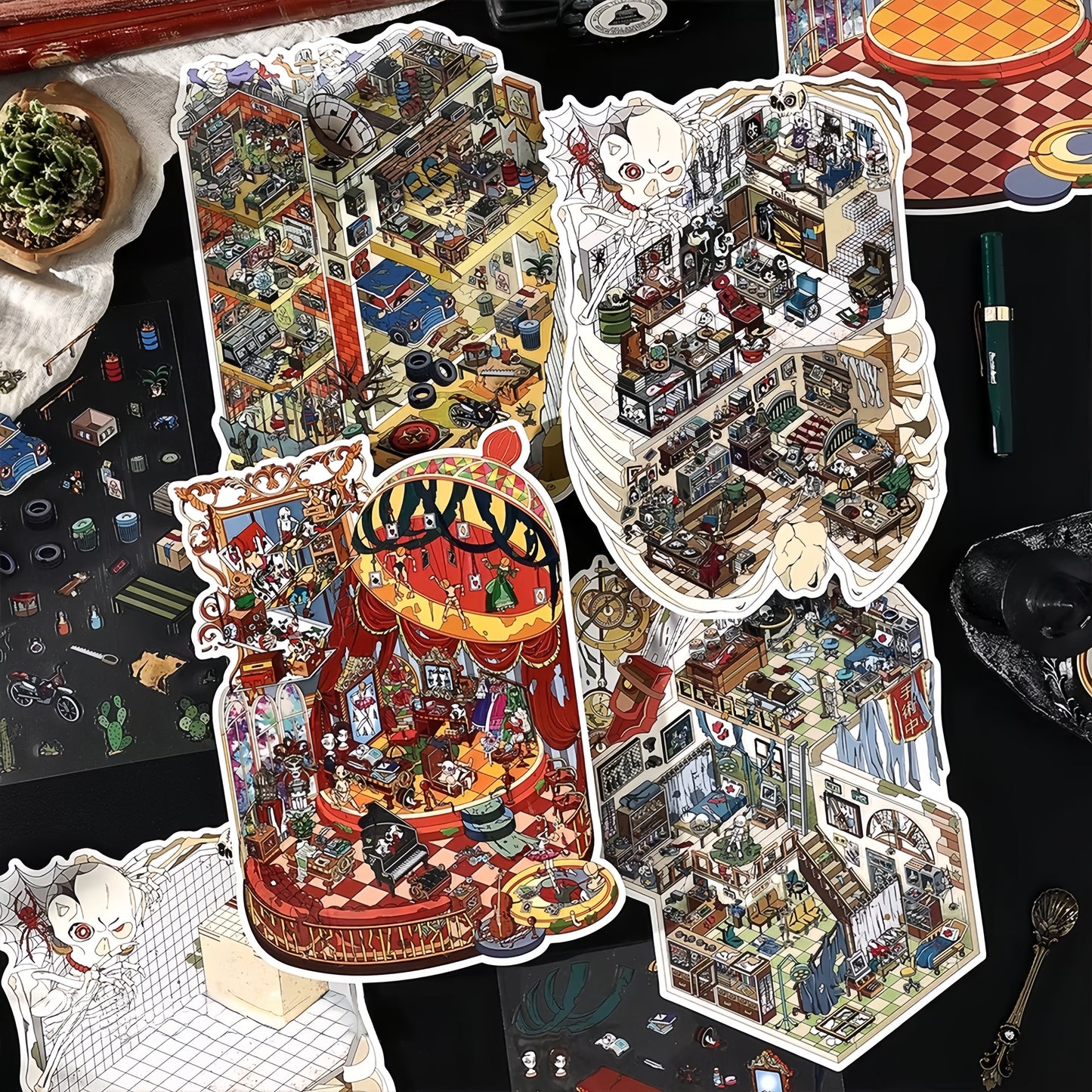 Open for Business Series #17 👻 Horror 3D Sticker