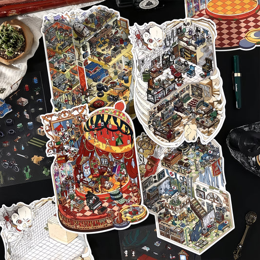 Open for Business Series #17 👻 Horror 3D Sticker