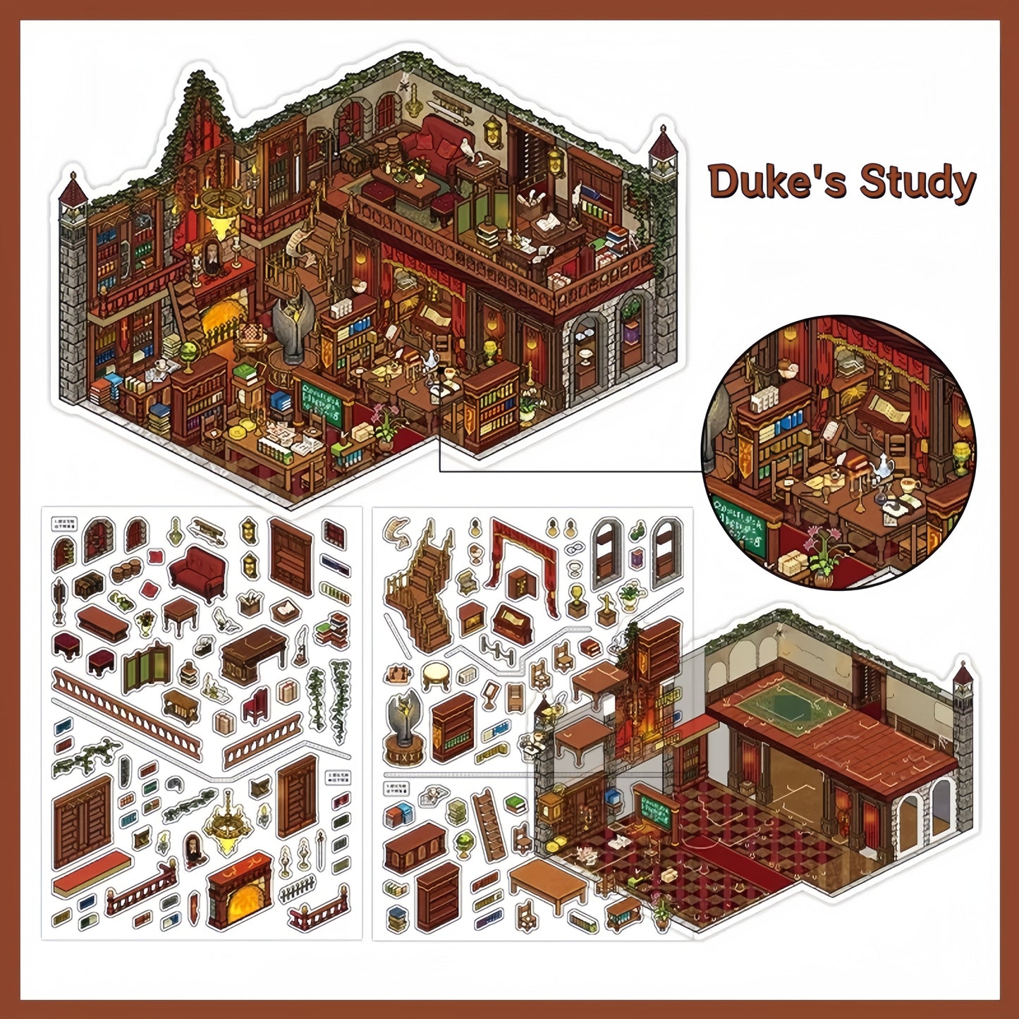 My Cabin Series #23 🏡Dwelling 3D Sticker