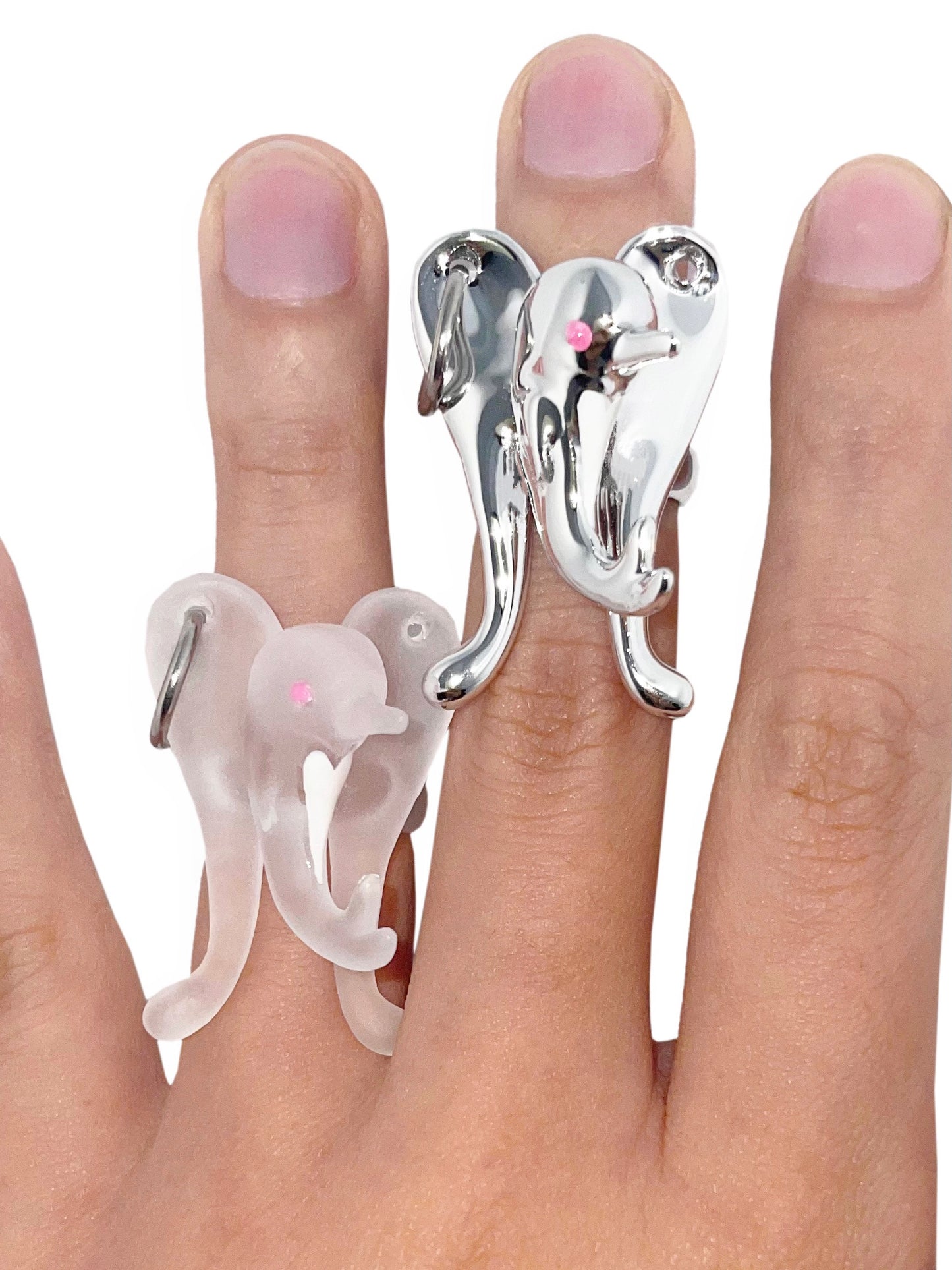 Take a break Angel Dolphin Punk Love Ring