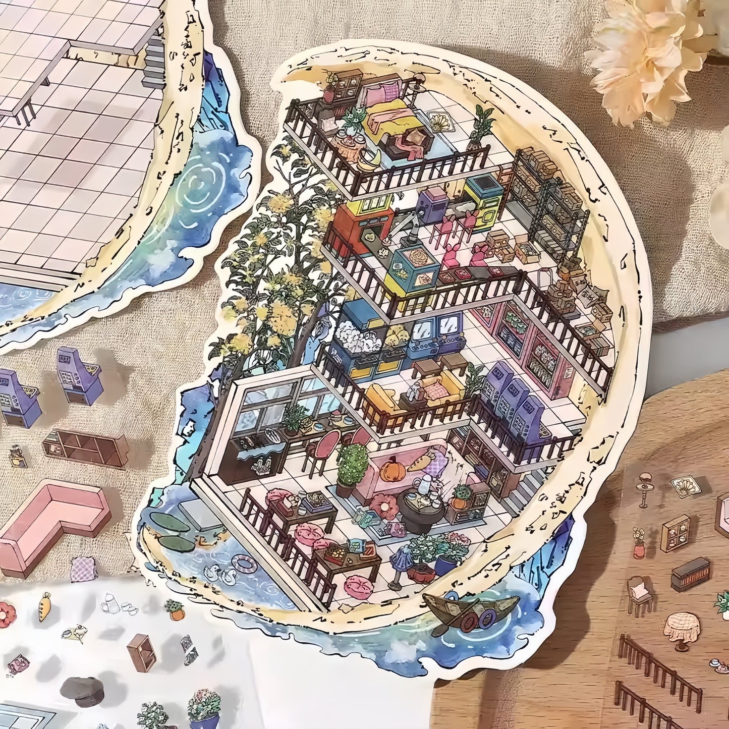 My Cabin Series #8 🏡Dwelling 3D Sticker