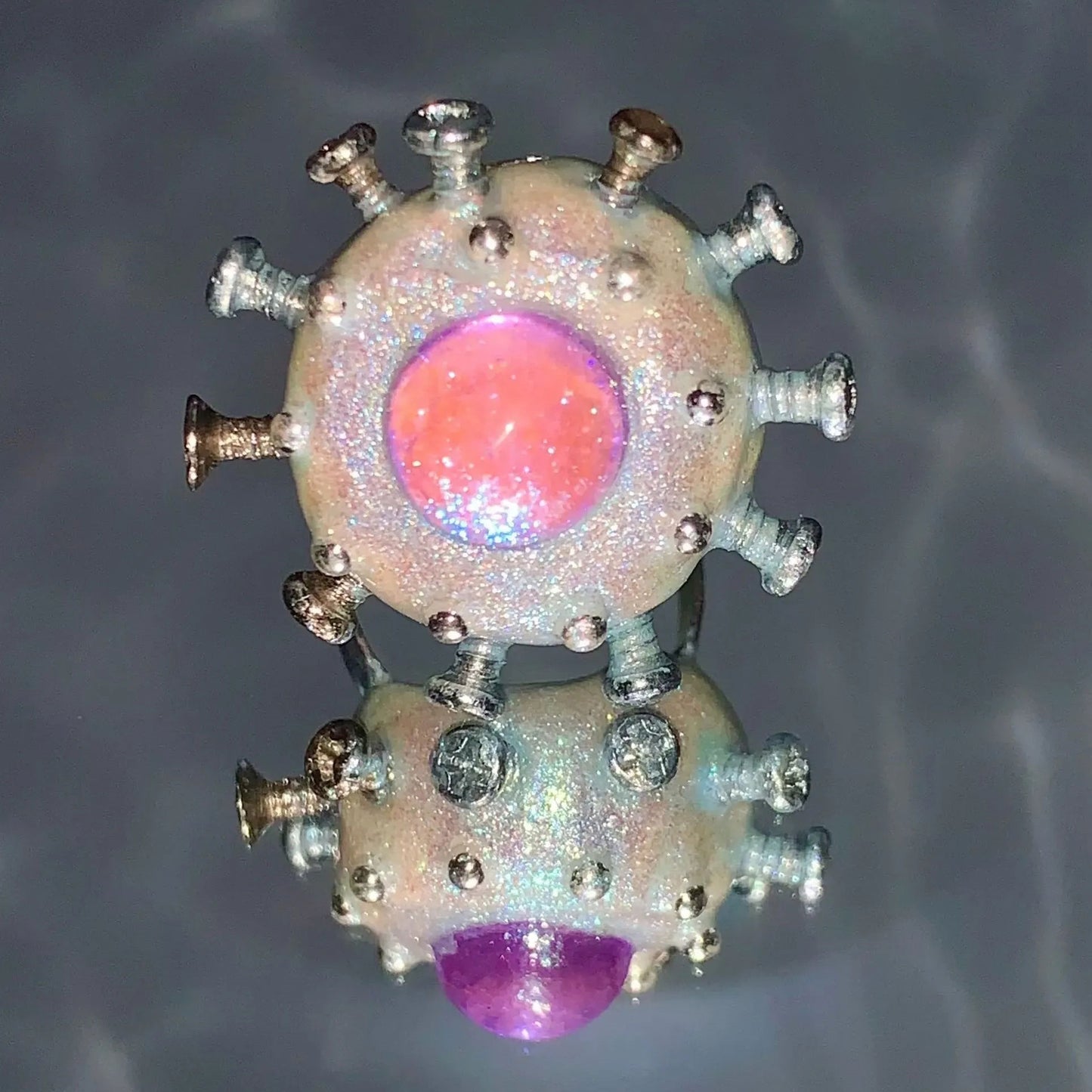 【Stranger Things】Nightmare-Trails Handmade Polymer Clay Ring