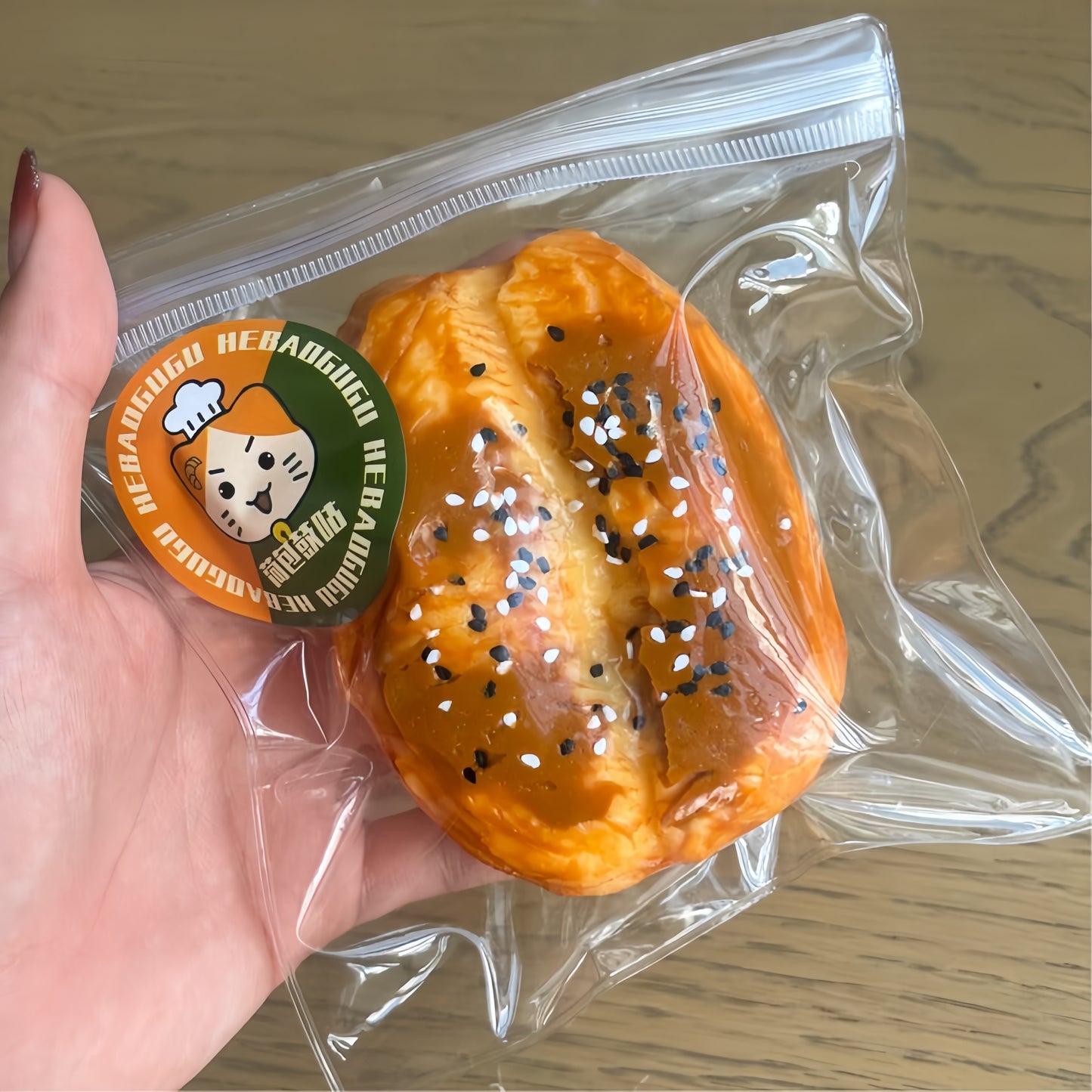 Double-Layer Jumbo Youtiao Stress Relief Squeeze Slow-Rising Squishy Toy