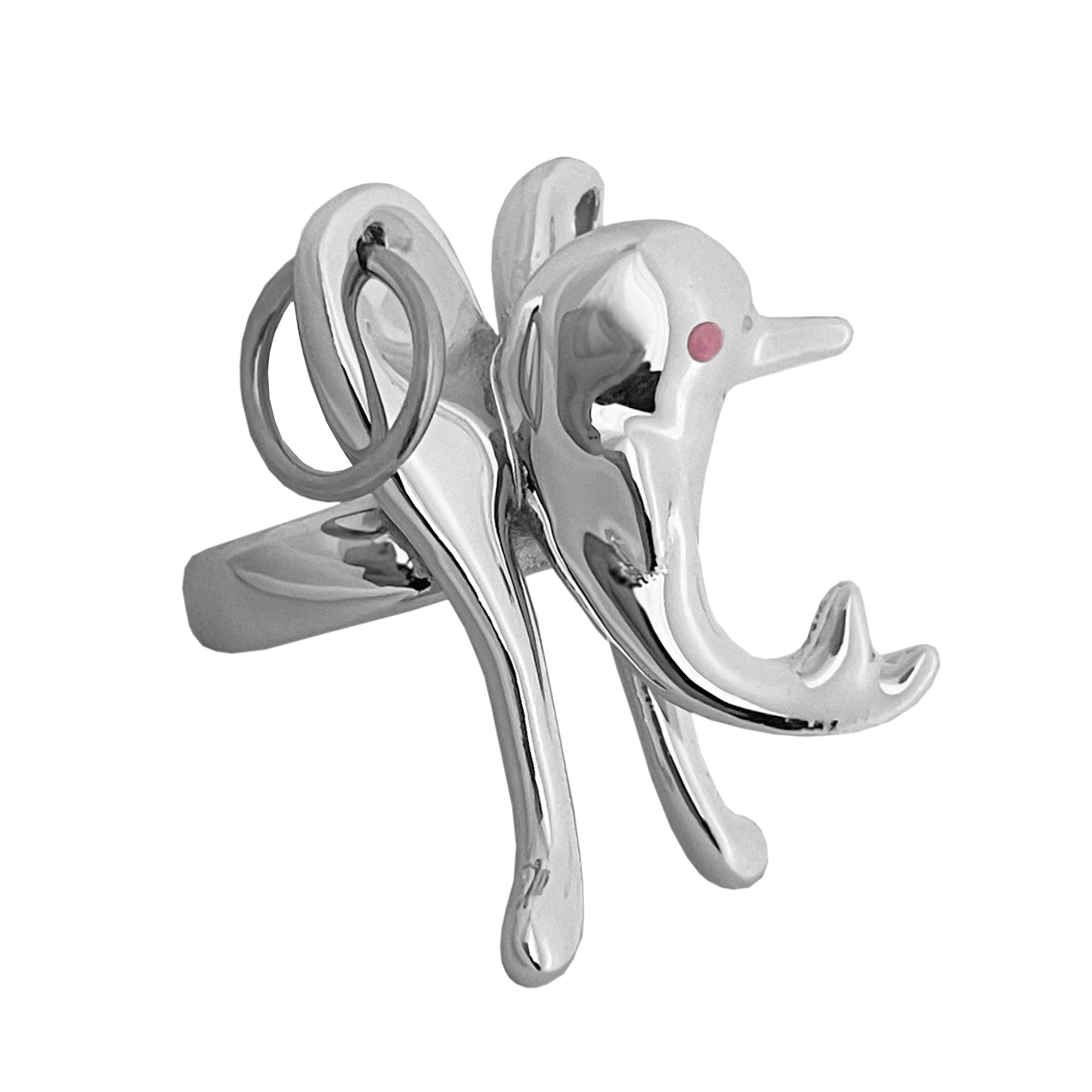 Take a break Angel Dolphin Punk Love Ring