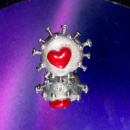 【Stranger Things】 The Kiss of Thorns Handmade Polymer Clay Ring