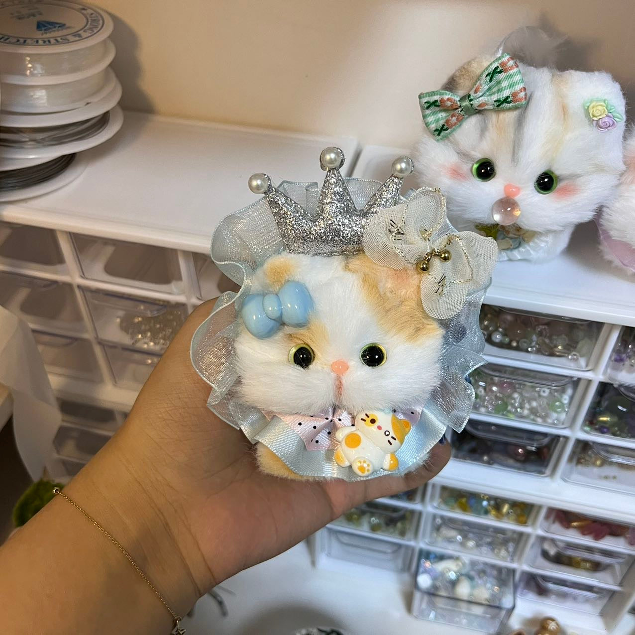 Hand-crafted Pipe Cleaner Kitten🐱