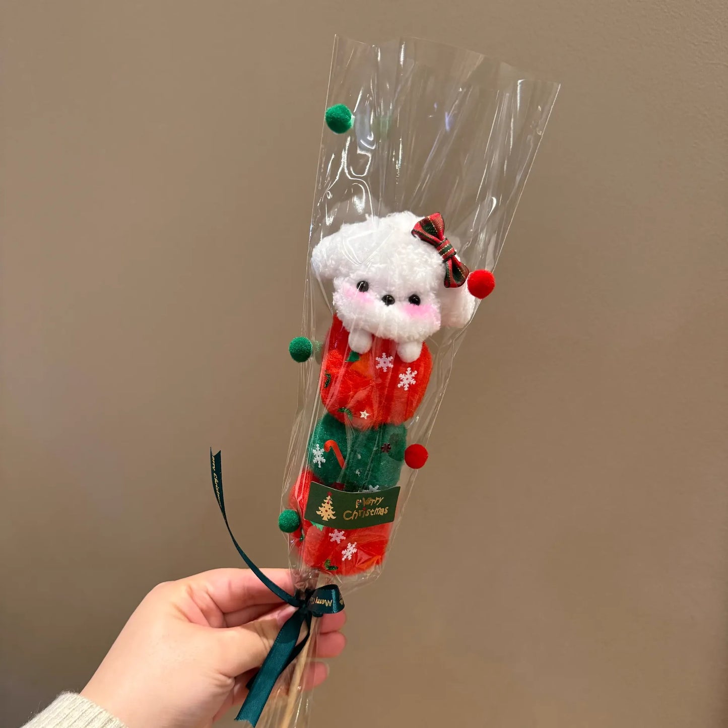 Pipe Cleaner ChristmasLittle Dog Candy Stickd (DIY Kits)