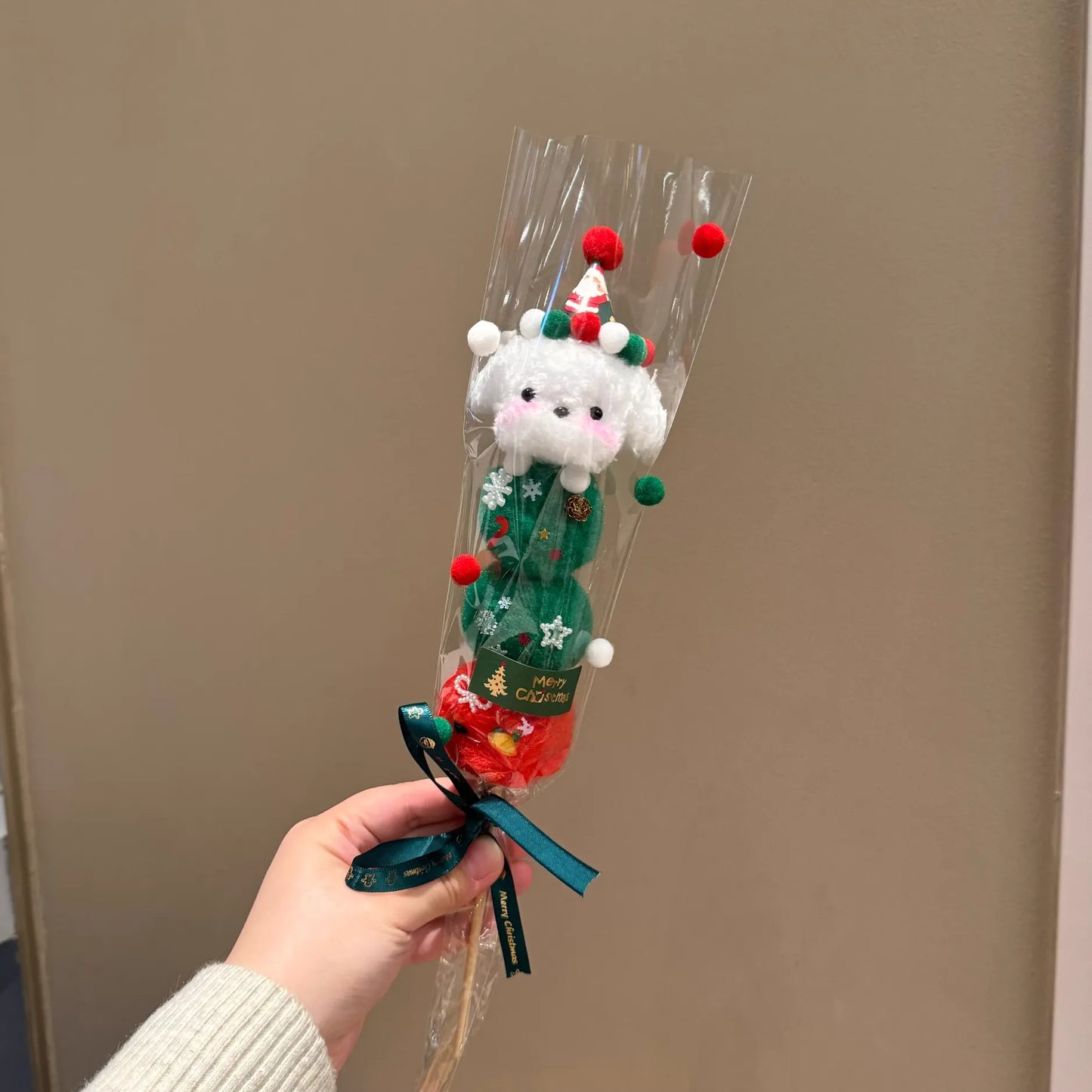 Pipe Cleaner ChristmasLittle Dog Candy Stickd (DIY Kits)