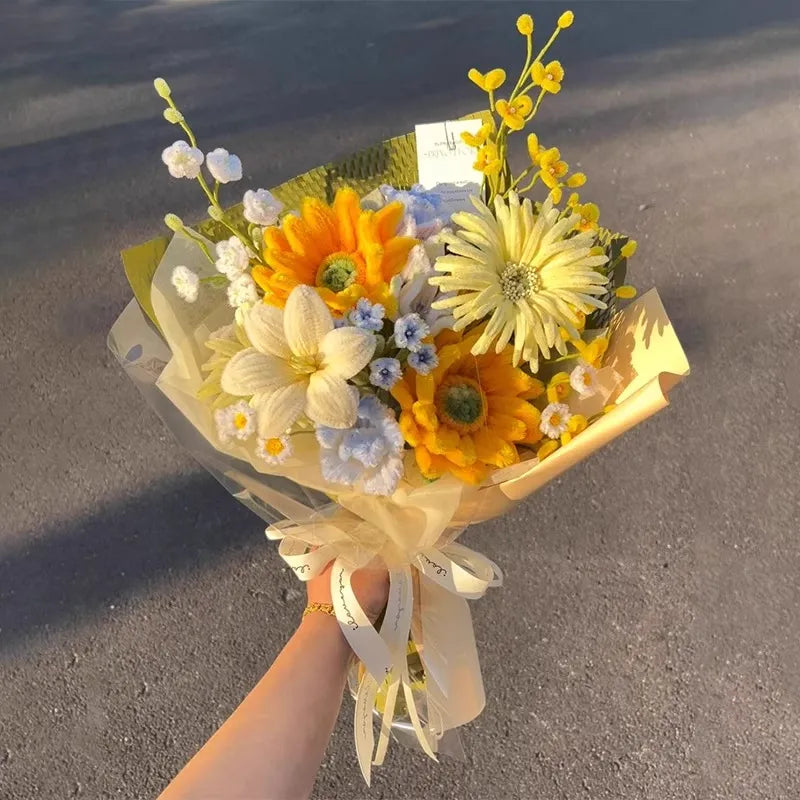 Pipe Cleaner Decorative flower bouquets (DIY Kits)