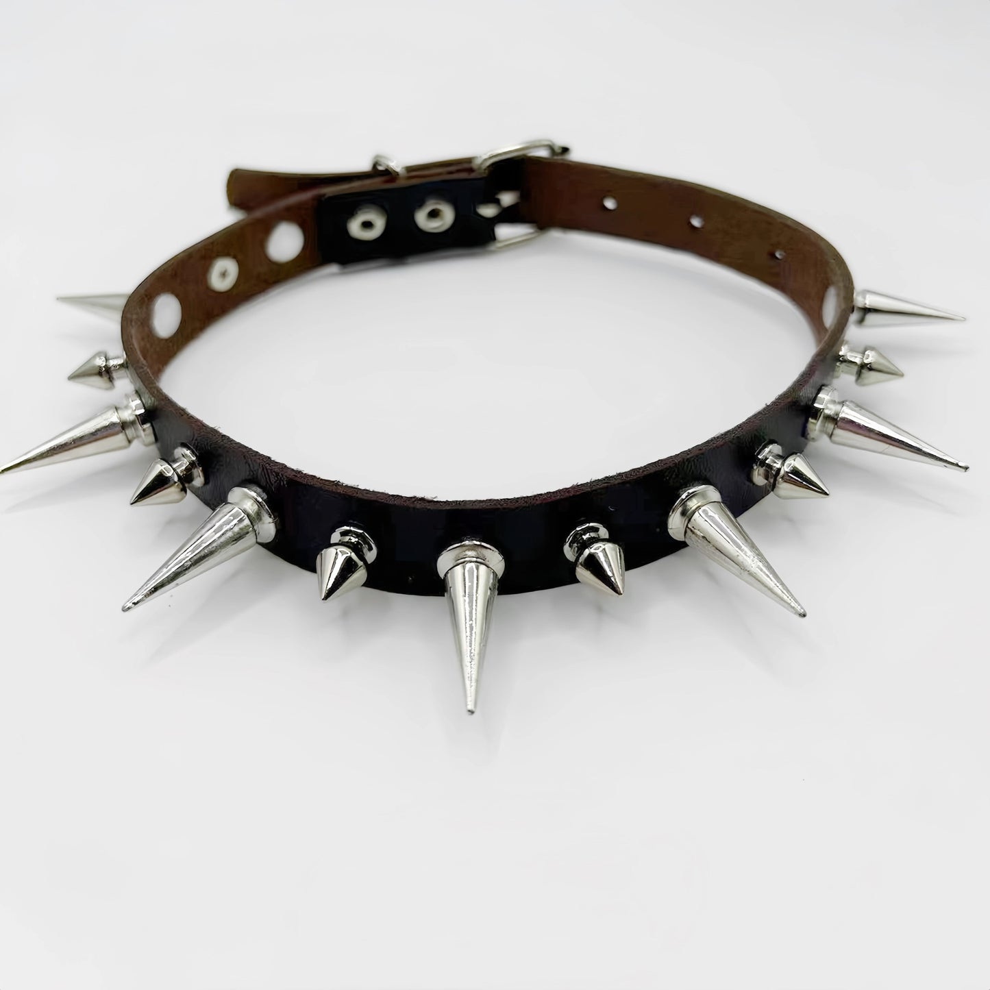 Rock Rivet Punk Leather Collar