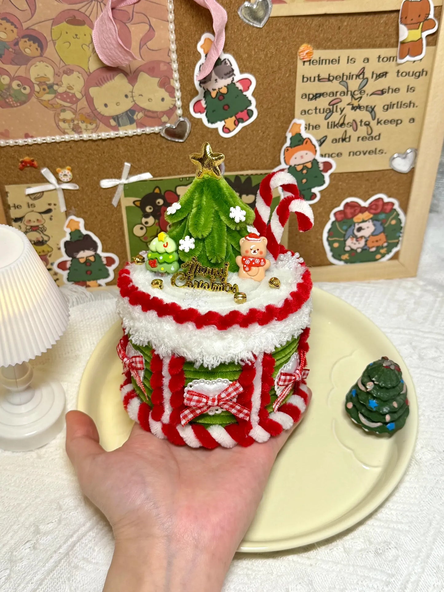 Pipe Cleaner Christmas Twirly Stick Cake (DIY Kits)