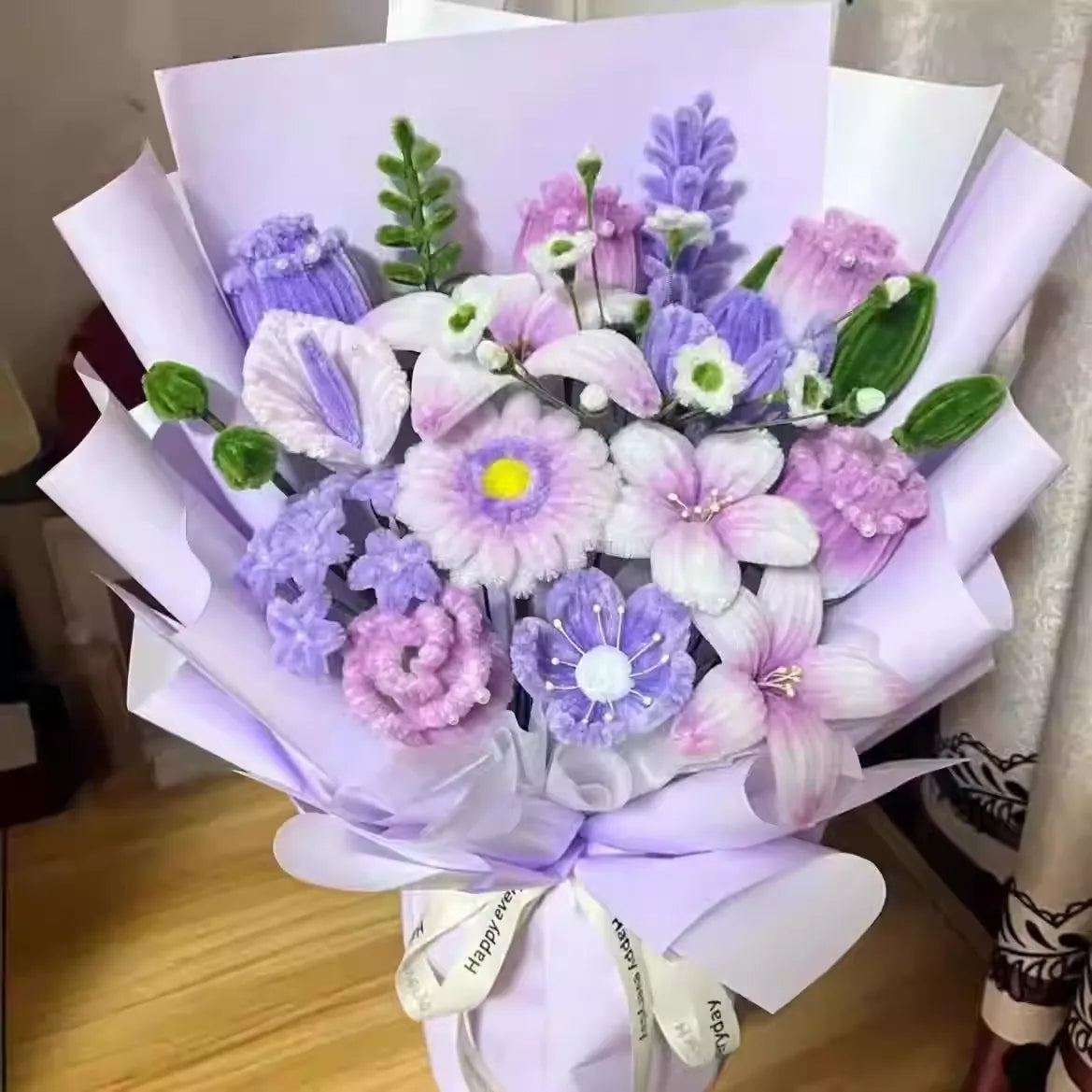 Pipe Cleaner Decorative flower bouquets (DIY Kits)