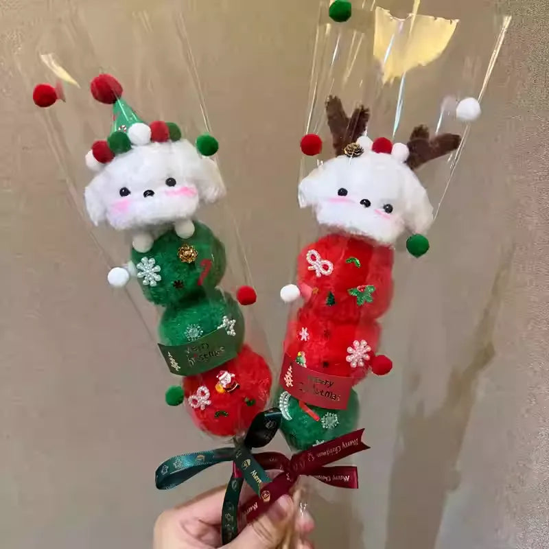 Pipe Cleaner ChristmasLittle Dog Candy Stickd (DIY Kits)